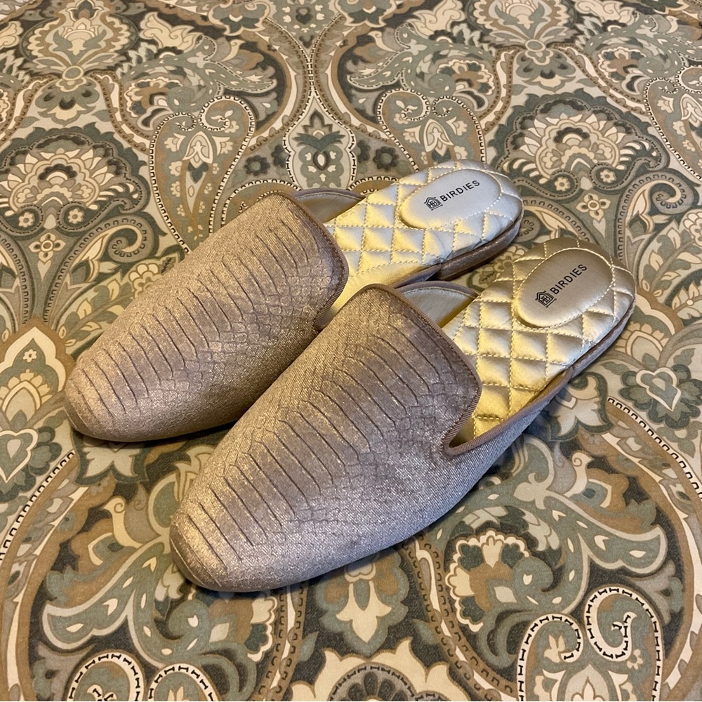 New Birdies The Phoebe Python Embossed Velvet Mul… - image 4